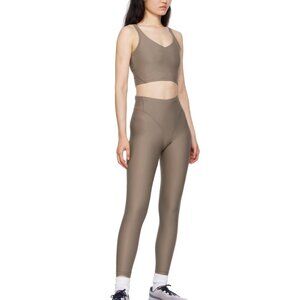 NWT District Vision Recycled Pocketed Full Length Tights in Silt